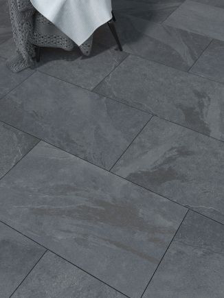 Victoria Black Slate Effect - 900x450x20mm