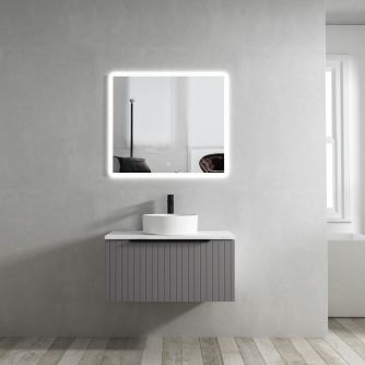 Valar Light Fluted Vanity - 800mm