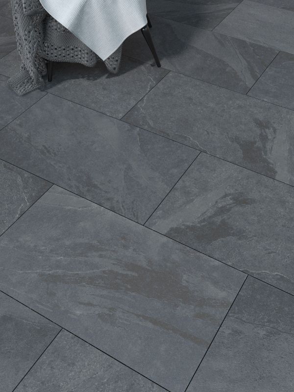 Victoria Black Slate Effect - 900x450x20mm