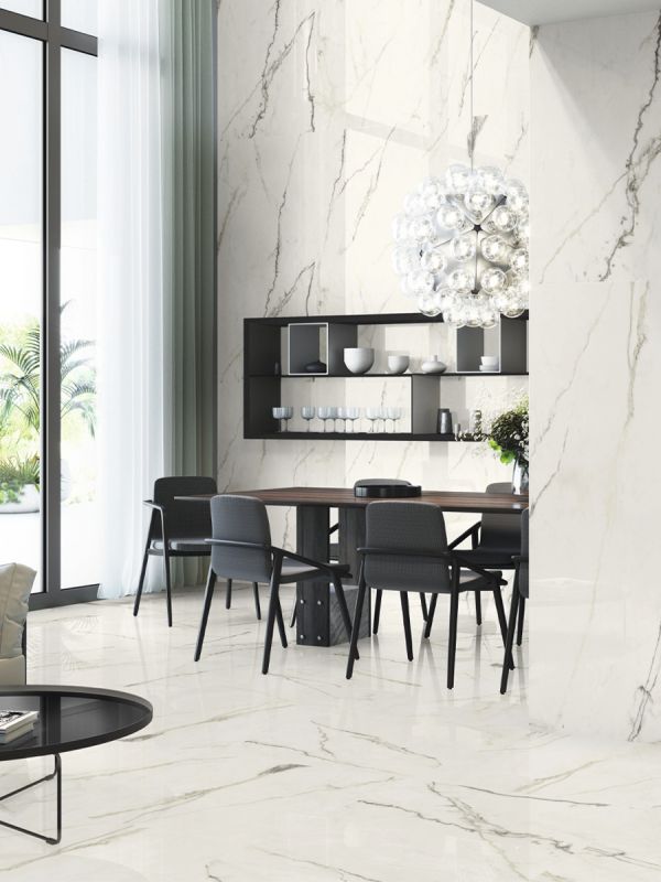 Blancos Marfil Polished Porcelain Tile - 800x800mm