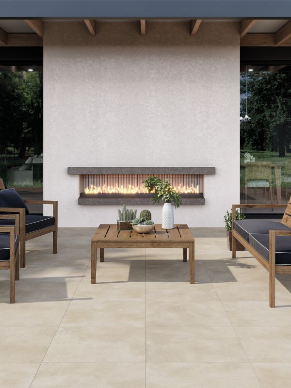 Concept Bone Outdoor Tile - 595x595x20mm