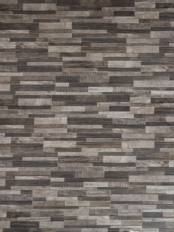Dark Wood Split Face Effect Outdoor Wall Tile - 150x610mm