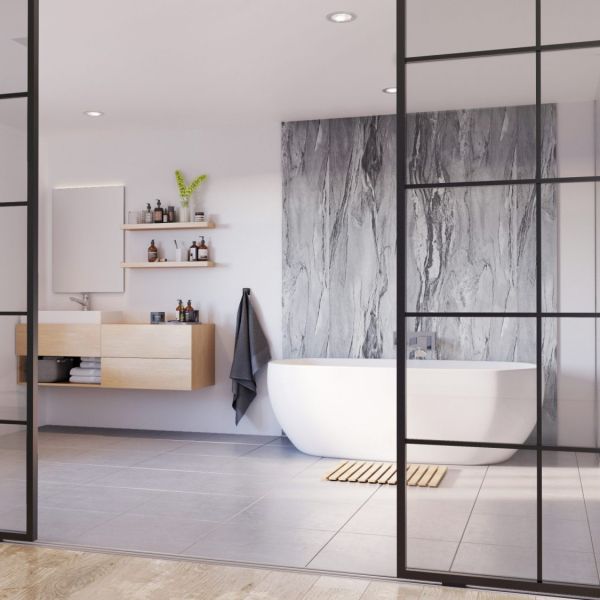 Grey Volterra Texture Wall Panel