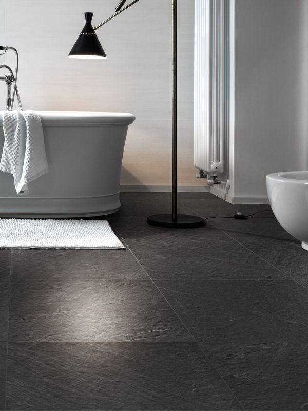 Lavagna Nero Italian Porcelain - 600x600x10mm