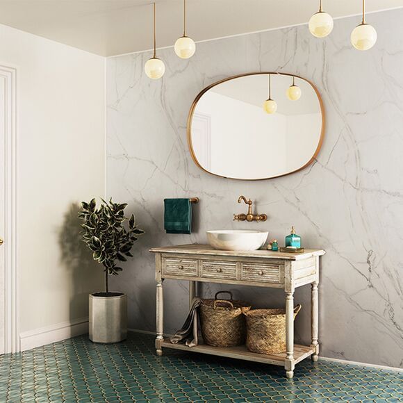 Ocean Marble Wall Panel