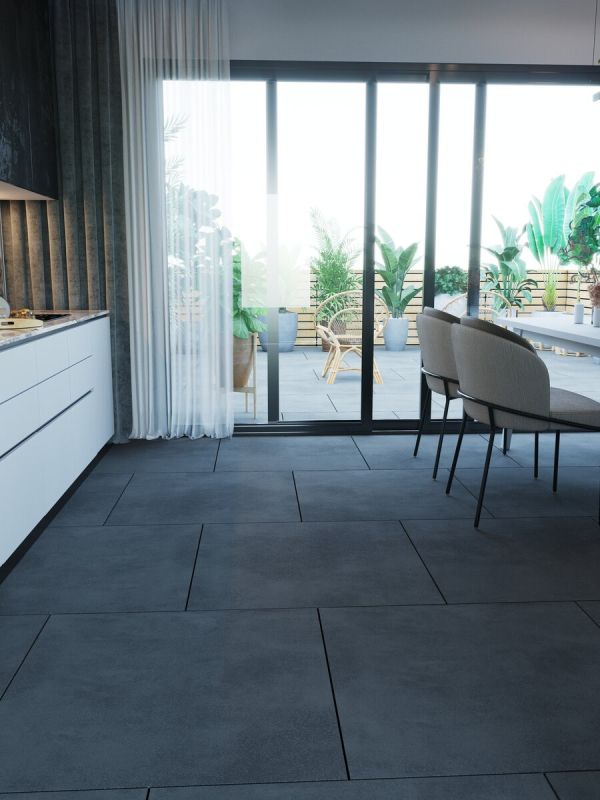 Sefora Nero Porcelain Tile - 800x800mm (9m2 LEFT)