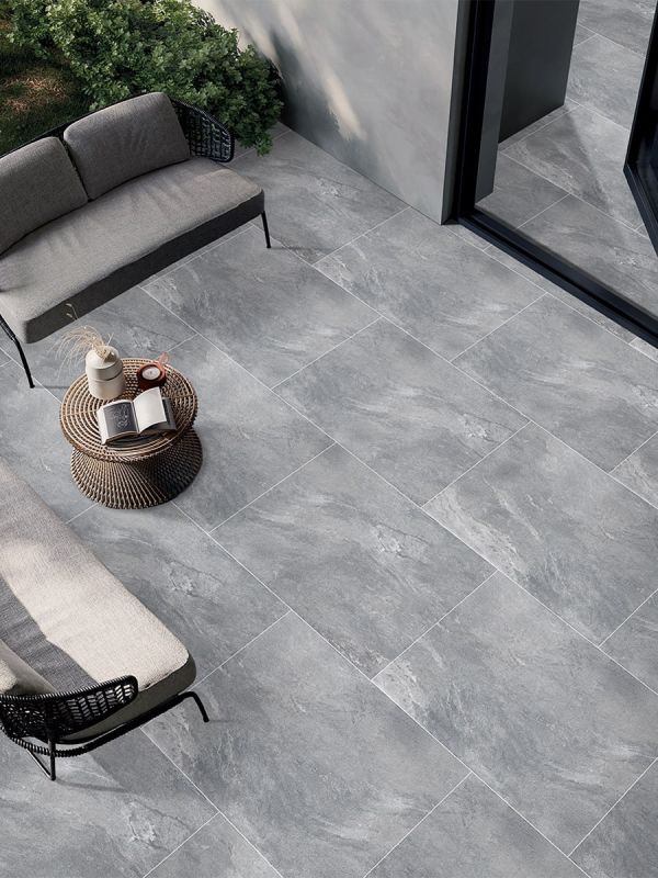 Country Anthracite Grey Outdoor Paving Slabs - 900x600x16mm