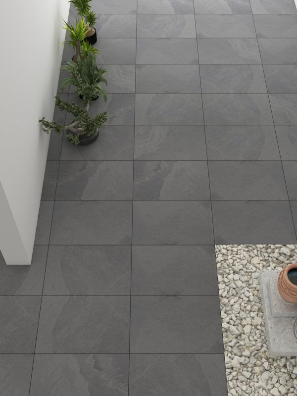 Victoria Gris Outdoor Porcelain Paving Slabs - 900x600mm (Last Pack)