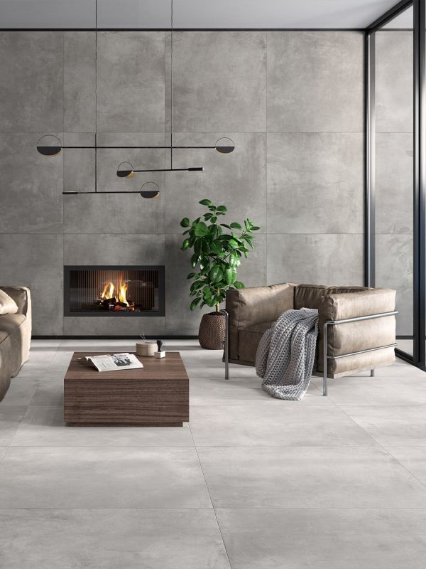Volcano White Italian Porcelain - 1200x1200x6mm